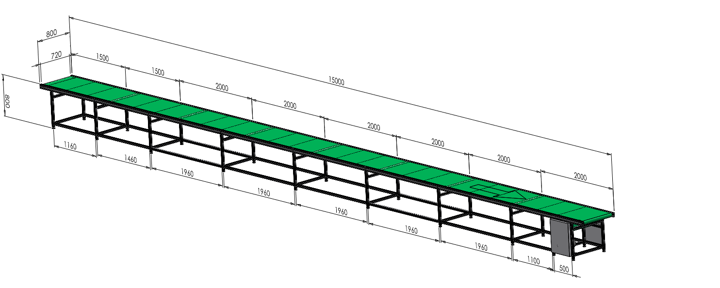 15米標準流水線