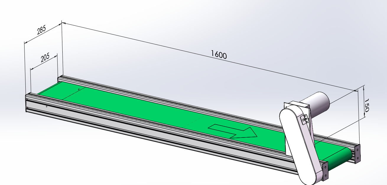 無支架小型流水線